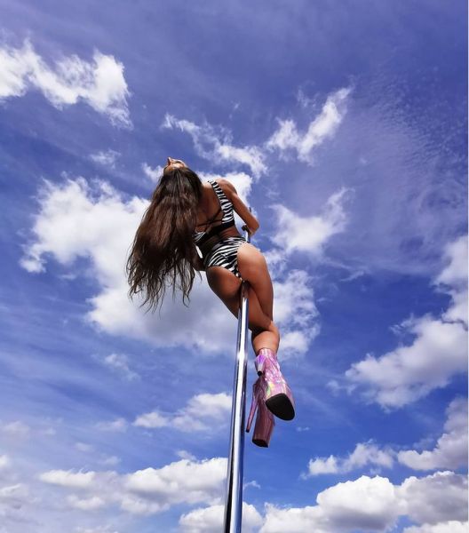 High Leg Shorts Zebra - Pole Addict