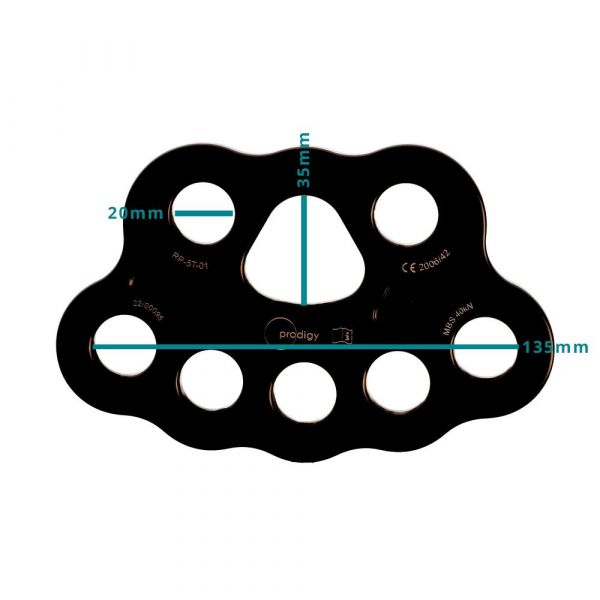 5-Toe Aerial Rigging Plate